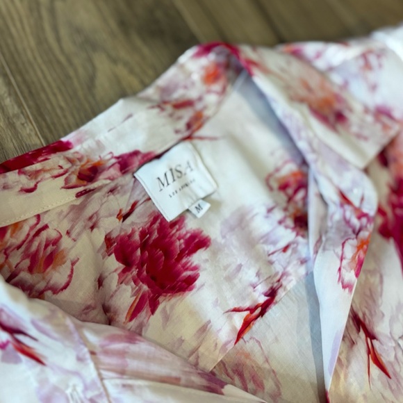 MISA Los Angeles Ana Top – “Abstract Rose Flora” – NWOT – Size Medium - Picture 9 of 9